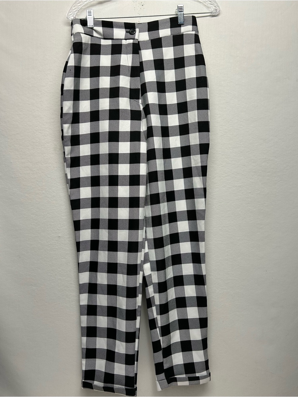 Black and White Checkered ladies  Dress Pants